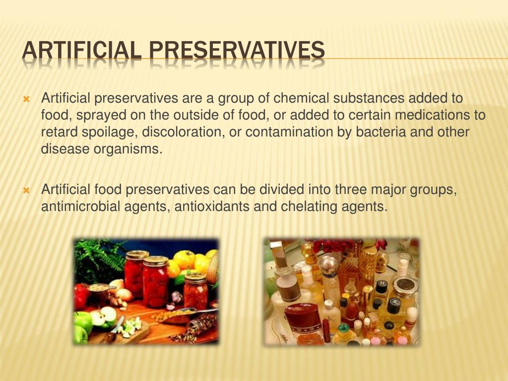 Preservatives, Fillers & Additives